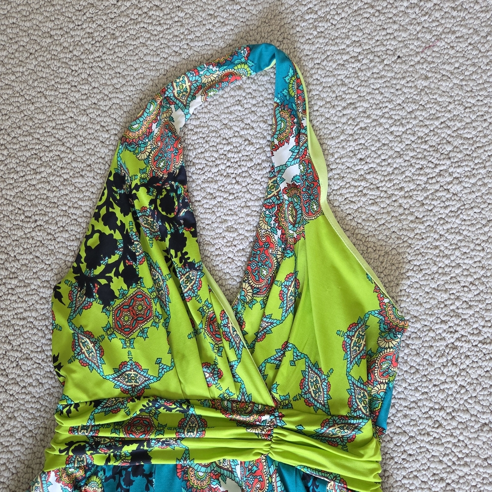 Colorful Patterned Jumpsuit - Picture 2 of 3